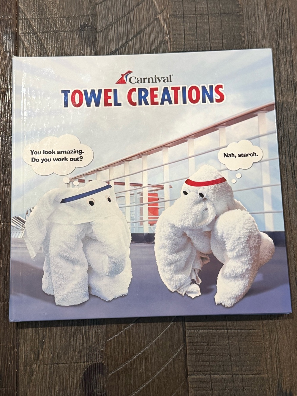 Carnival Cruise Line Towel Creations Animal Towel Origami Folding Book